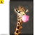Leinwandbild Bubble Gum Giraffe Hochformat Motivorschau