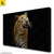 Leinwandbild Leopard In Der Dunkelheit Querformat Produktvorschau