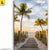 Leinwandbild Palmen Am Strandweg Hochformat Motivorschau