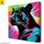 Leinwandbild Pop Art Panther Quadrat Produktvorschau