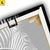 Leinwandbild Zebra Schwarzweiss Quadrat Materialbild